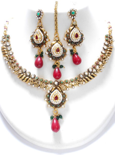Polki Necklace Set